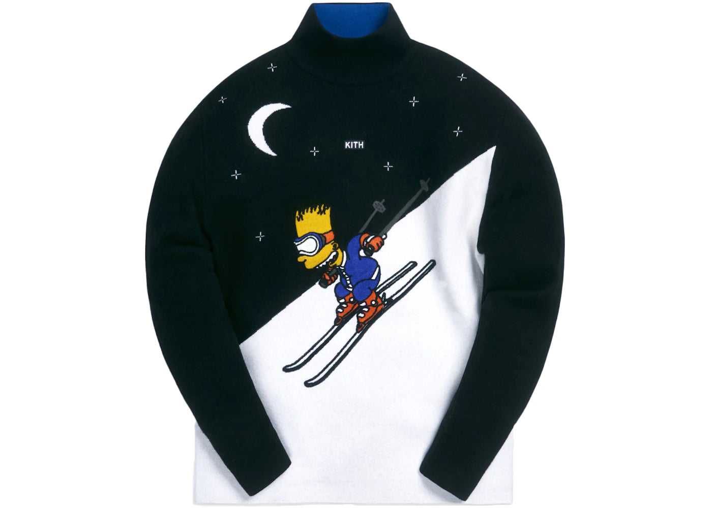 Kith x The Simpsons Bart Turtleneck Ski Sweater Black/Multi