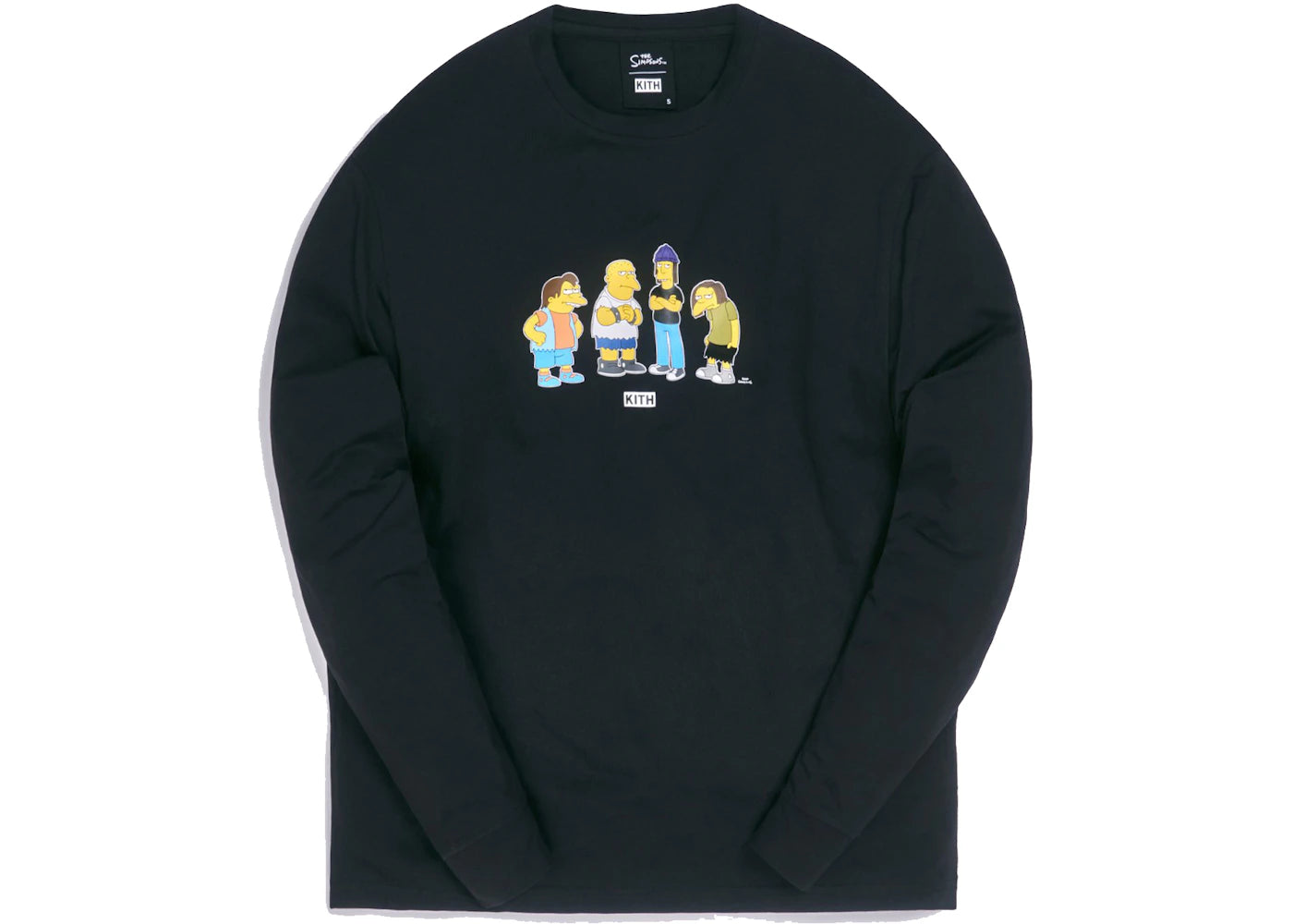 Kith x The Simpsons Bullies L/S Tee Black