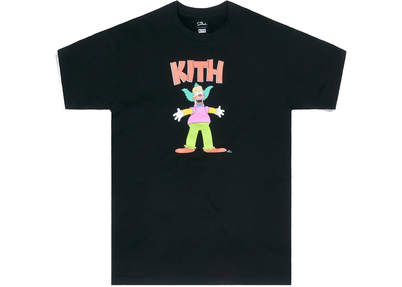 Kith x The Simpsons Krusty Tee Black