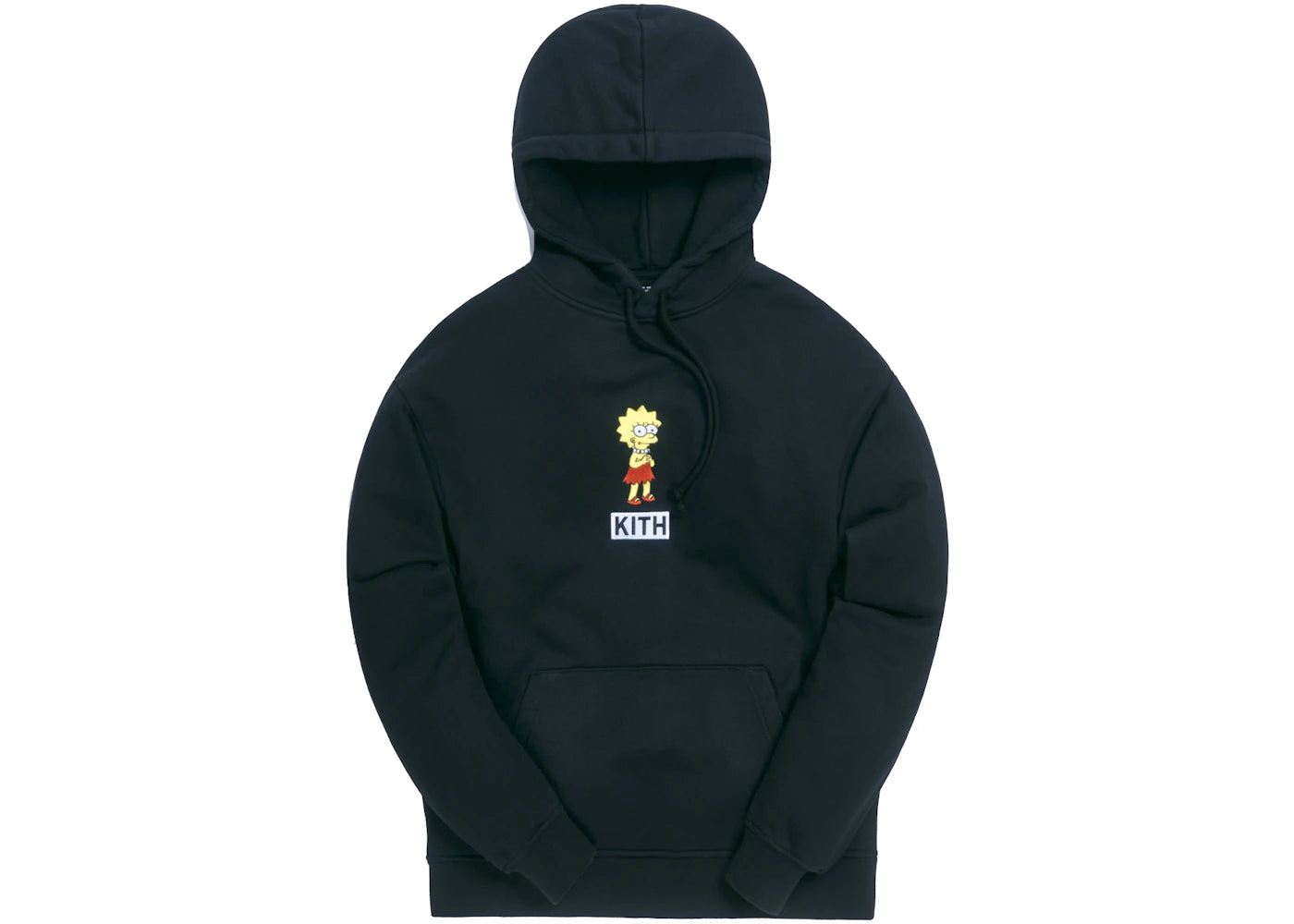 Kith x The Simpsons Lisa Logo Hoodie Black