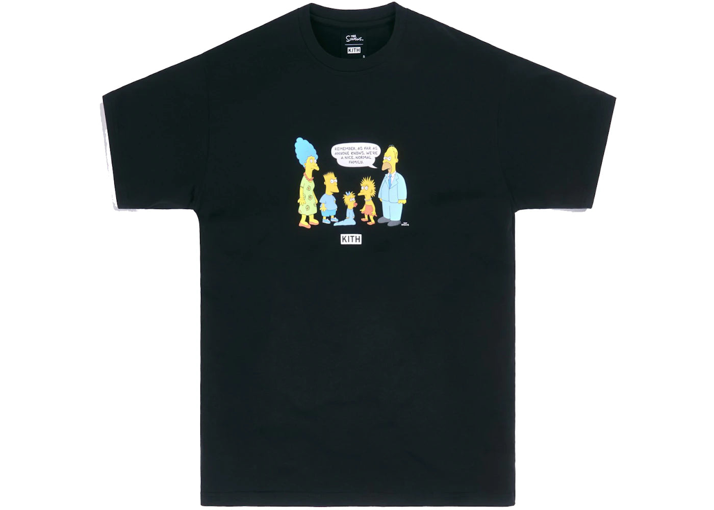 Kith x The Simpsons Original Family Tee Black