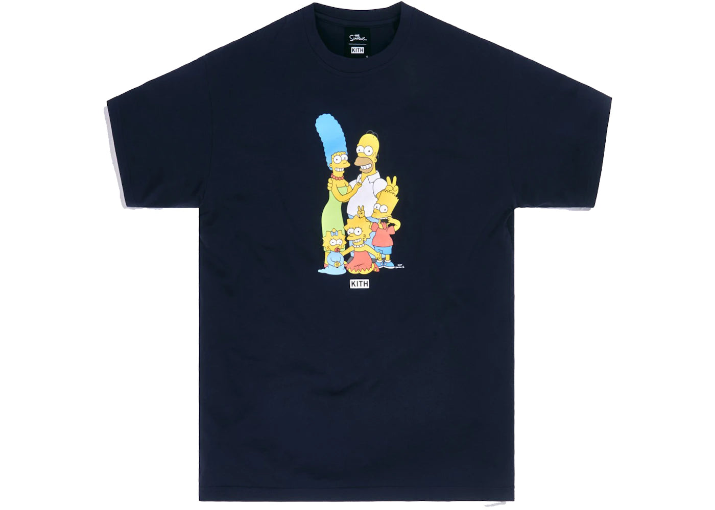 Kith x The Simpsons Portrait Tee Navy