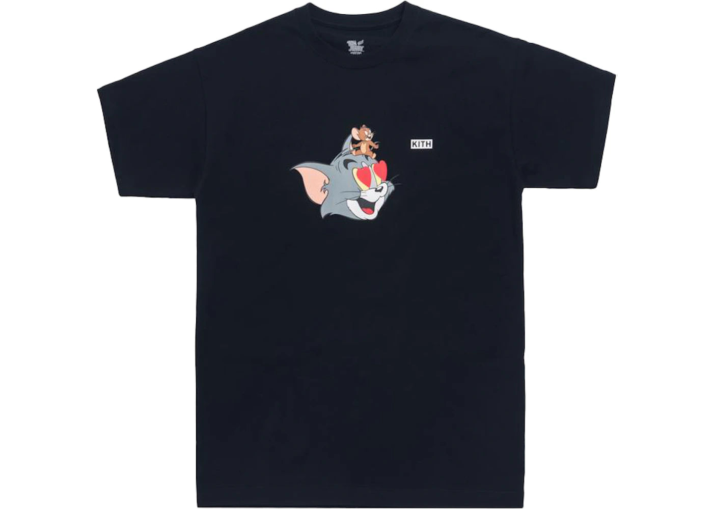 Kith x Tom & Jerry Heart Tee Black