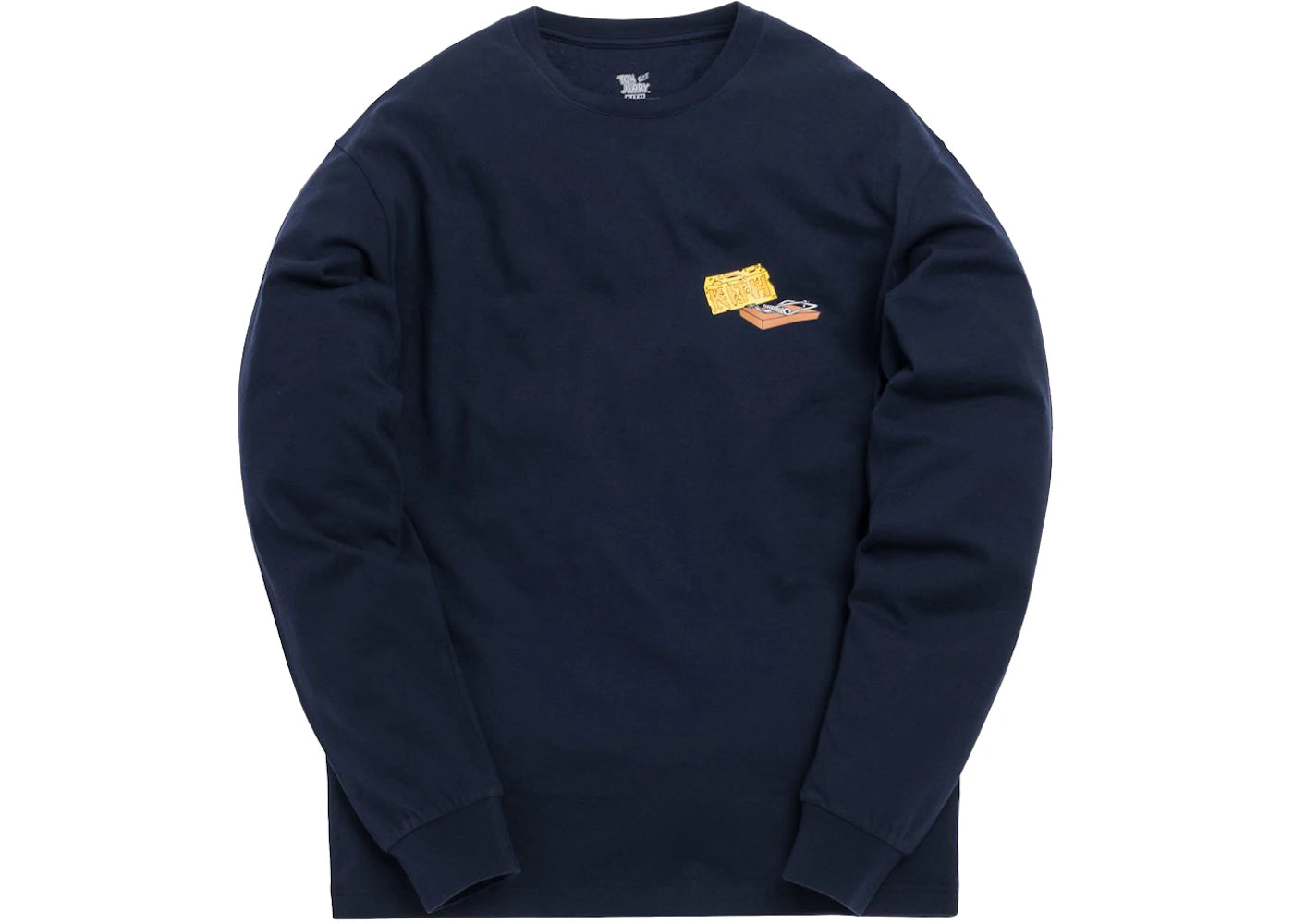 Kith x Tom & Jerry L/S Cheese Tee Navy