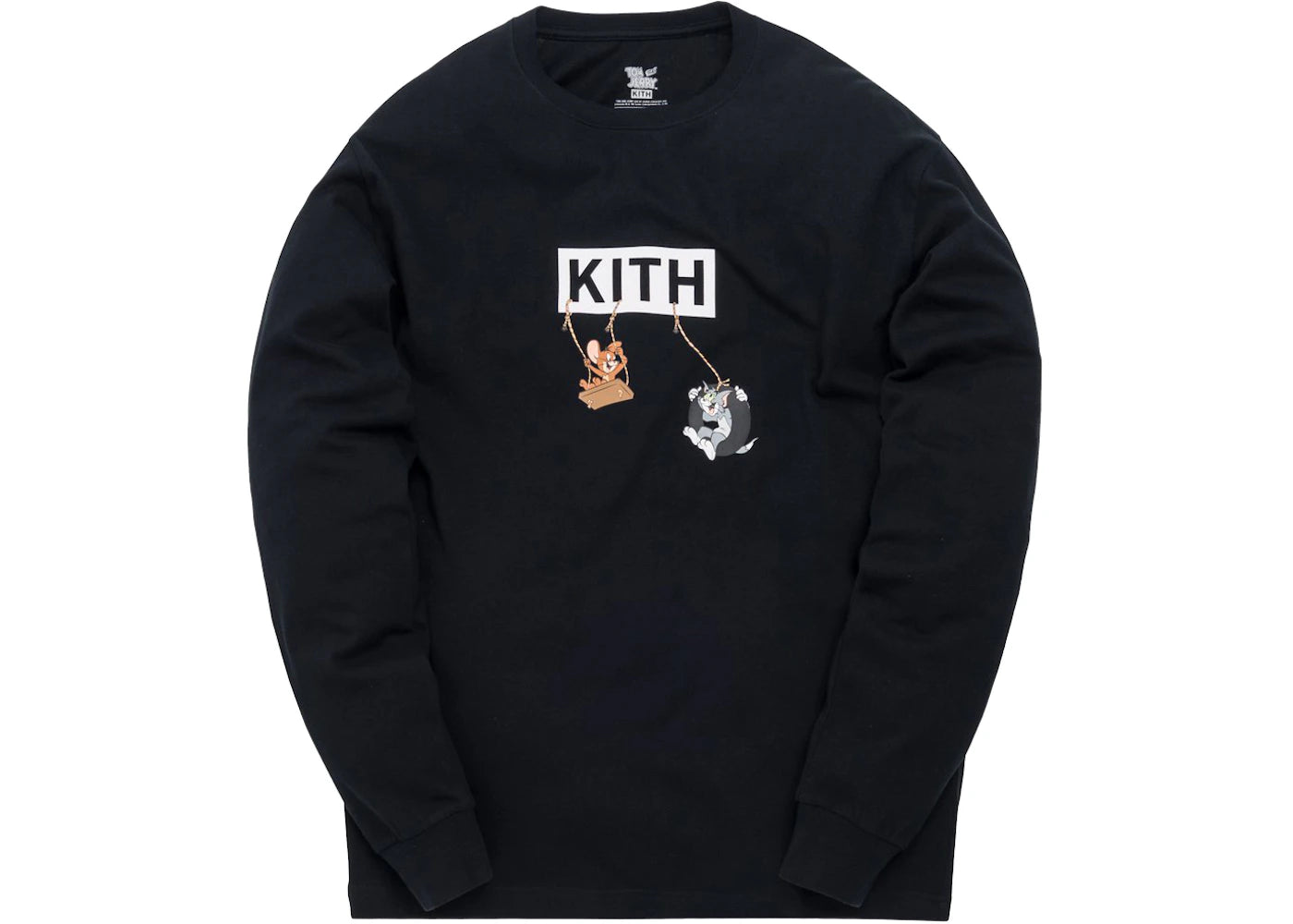 Kith x Tom & Jerry L/S Friends Tee Black