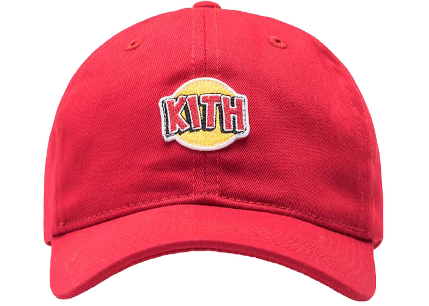 Kith x Tom & Jerry Logo Cap Red