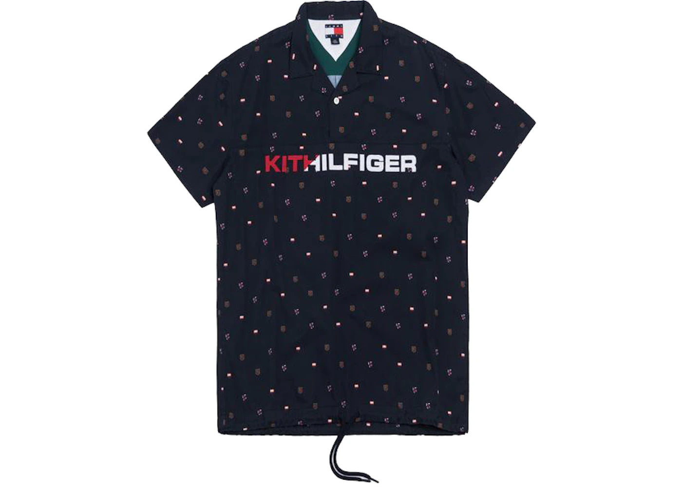 Kith x Tommy Hilfiger AOP Camp Popover Navy