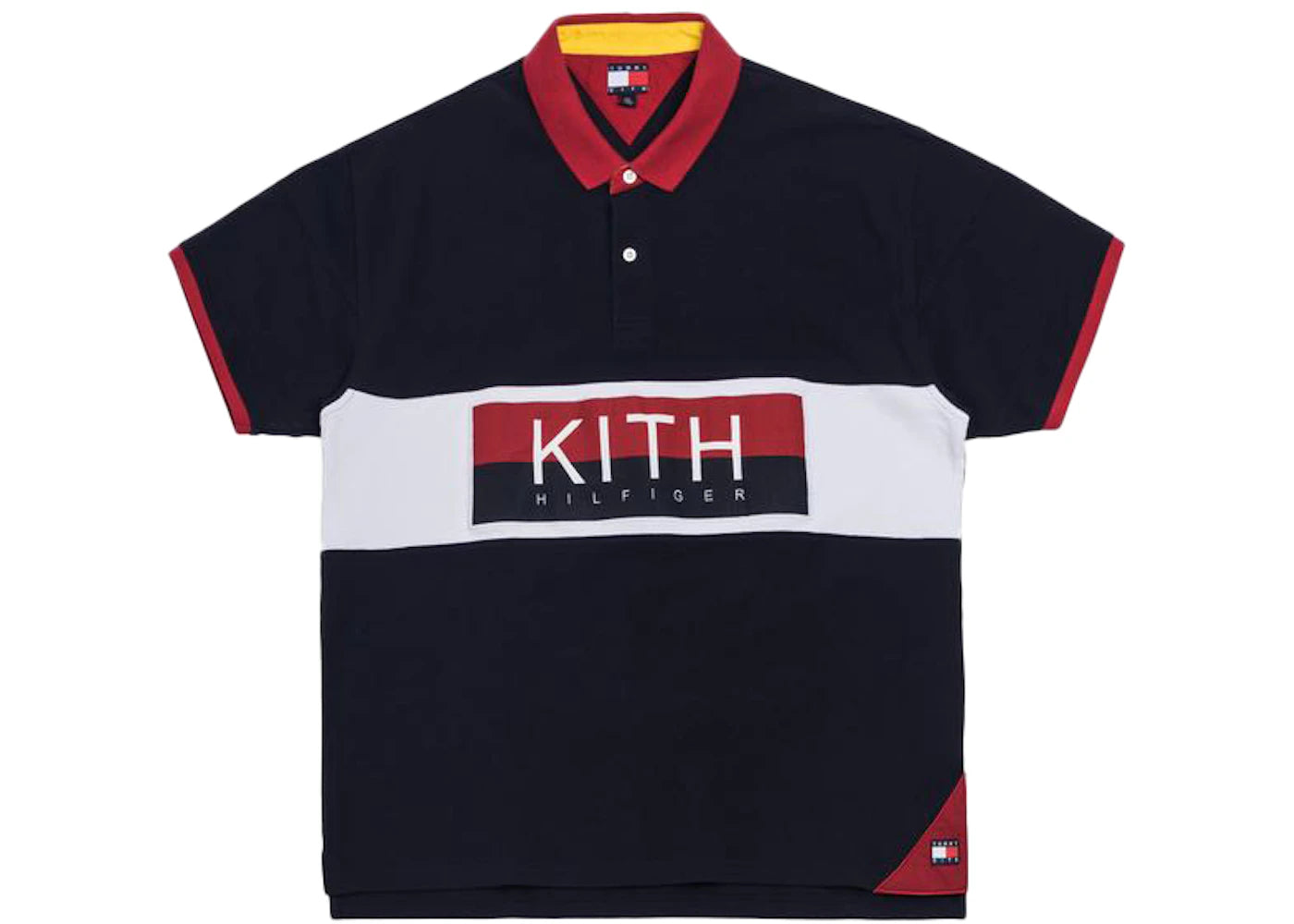 Kith x Tommy Hilfiger Chest Stripe Polo Navy