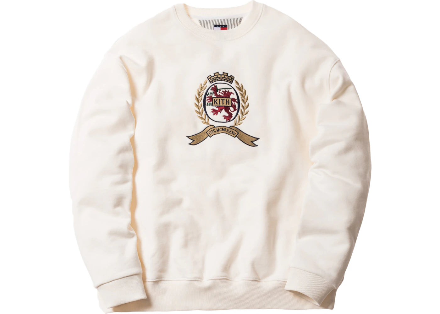 Kith x Tommy Hilfiger Crest Crewneck Ivory