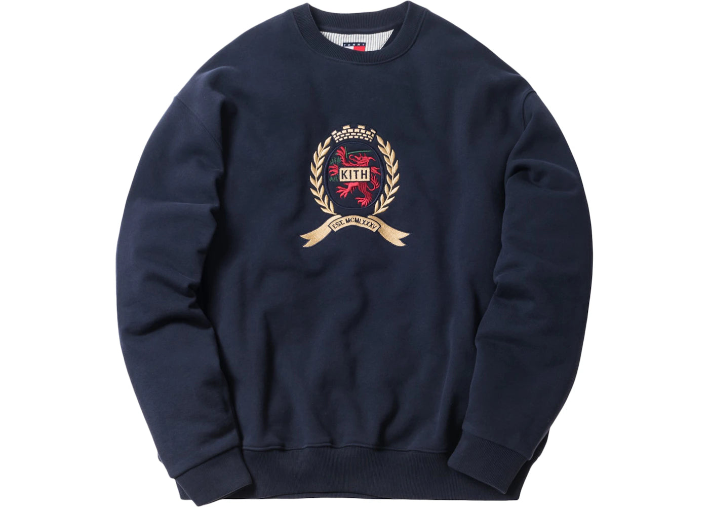 Kith x Tommy Hilfiger Crest Crewneck Navy