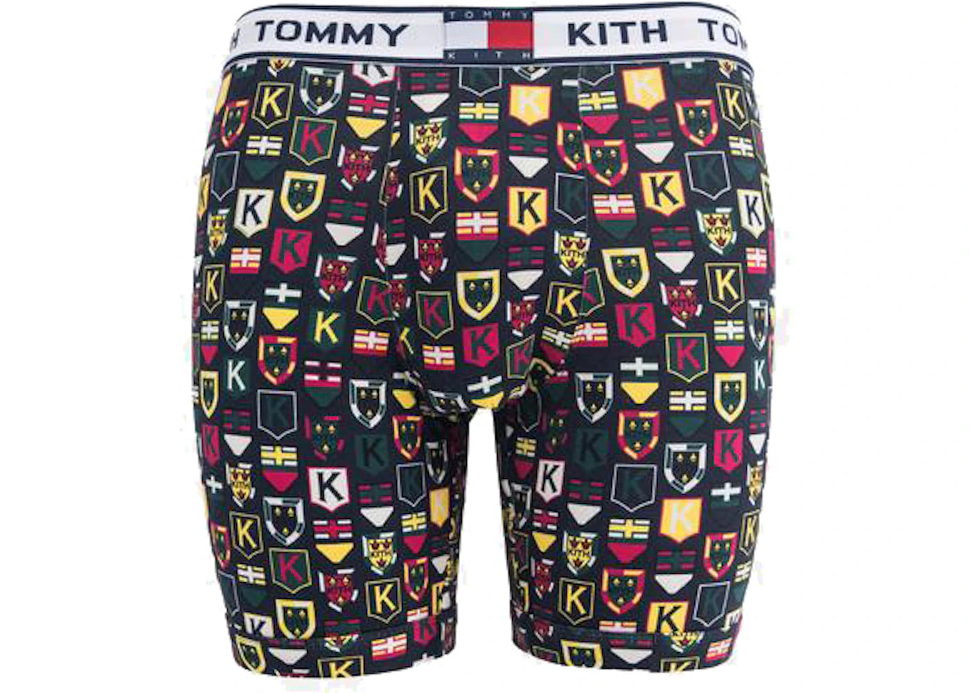 Kith x Tommy Hilfiger Crest Pattern Boxer Navy – Side Kicks