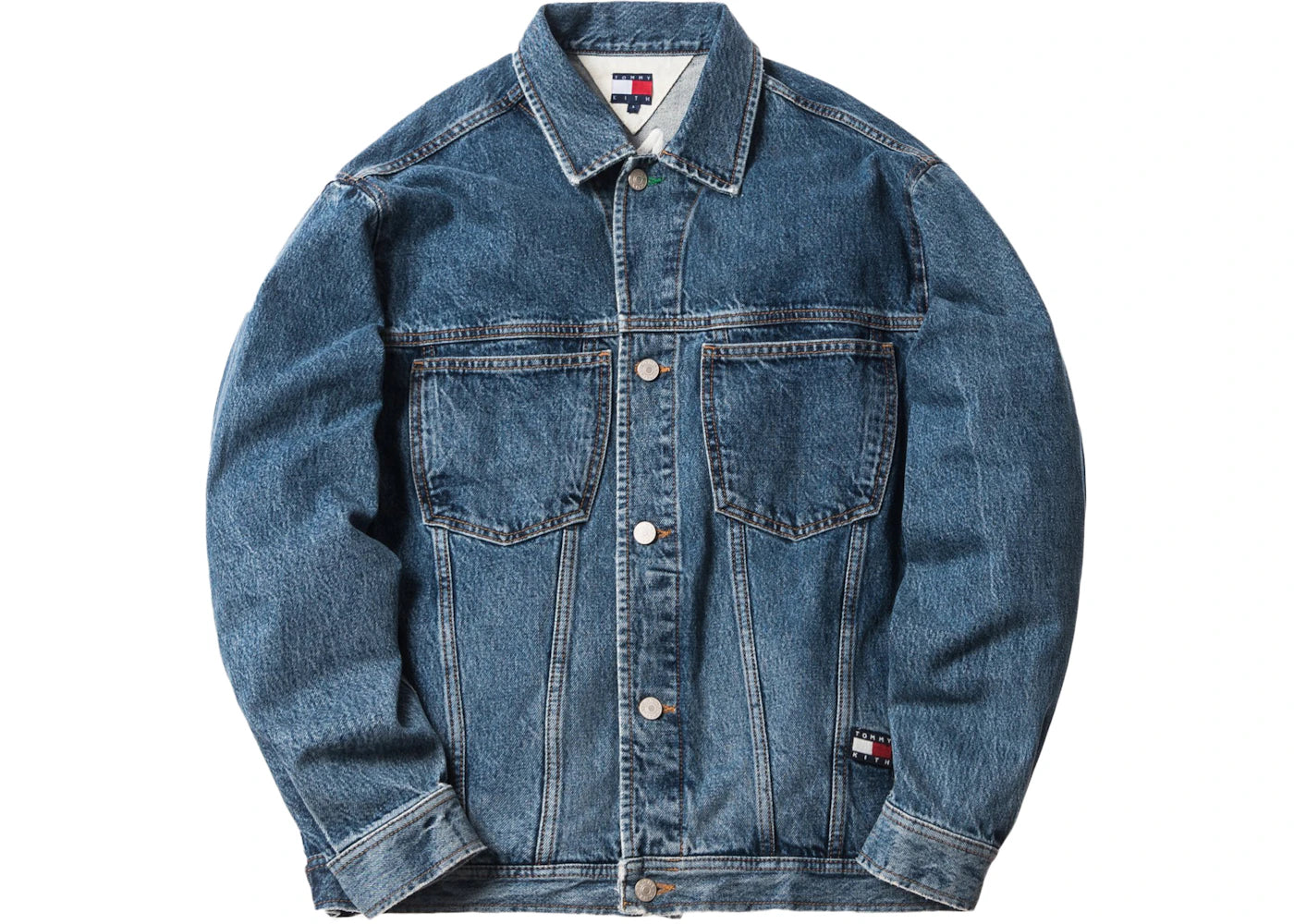 Kith x Tommy Hilfiger Denim Trucker Jacket Vintage Blue