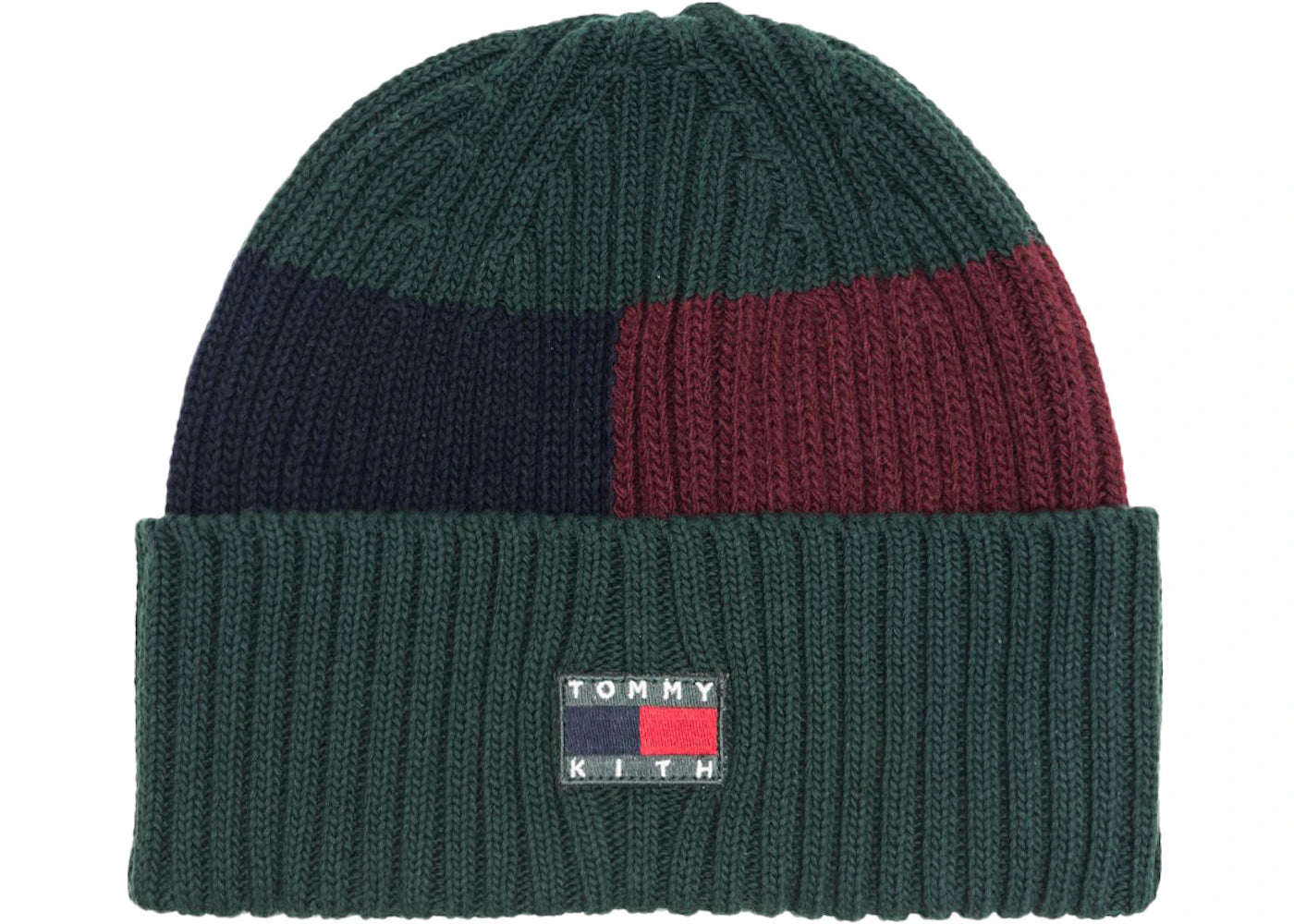 Kith x Tommy Hilfiger Flag Beanie Forest