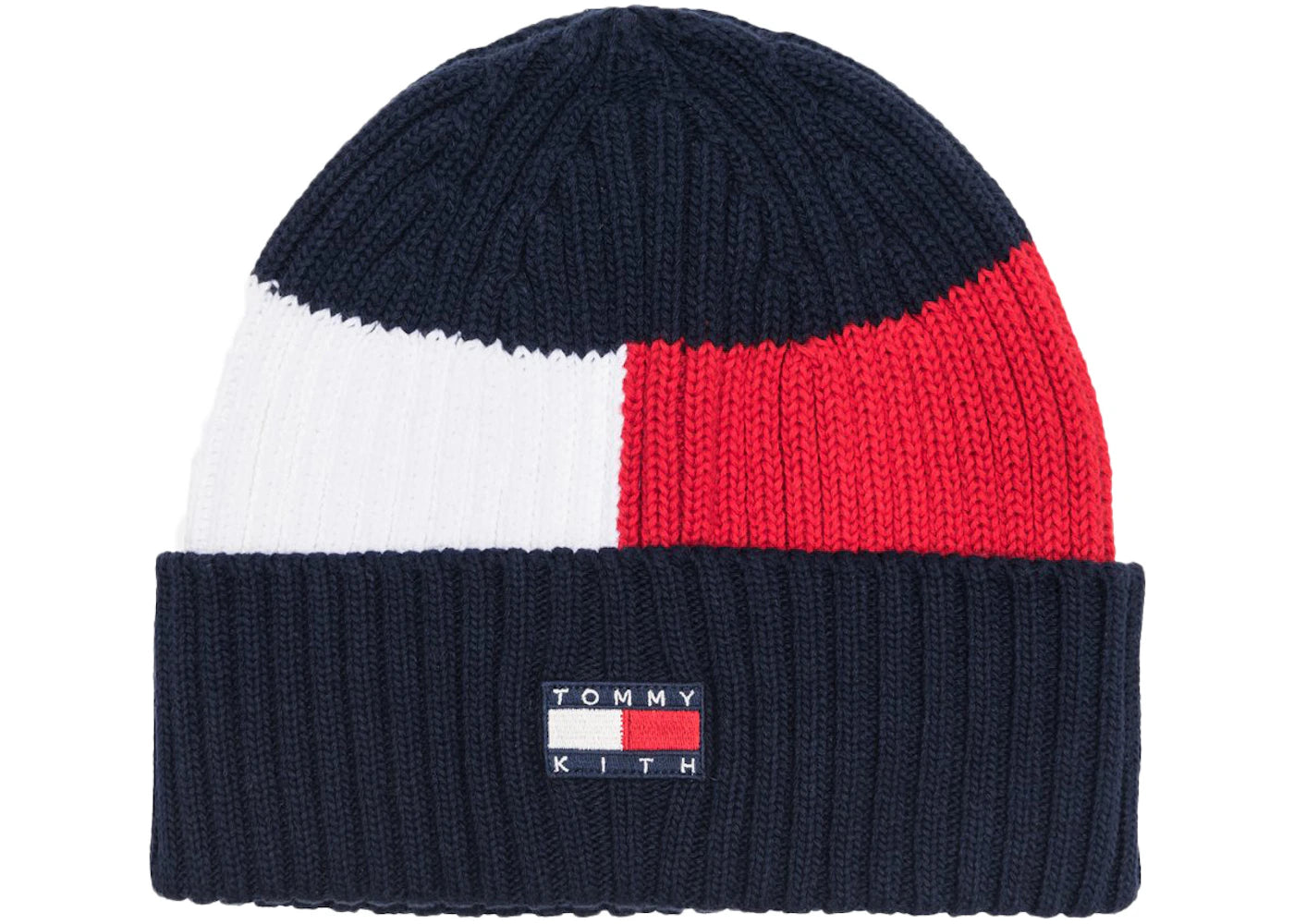 Kith x Tommy Hilfiger Flag Beanie Navy