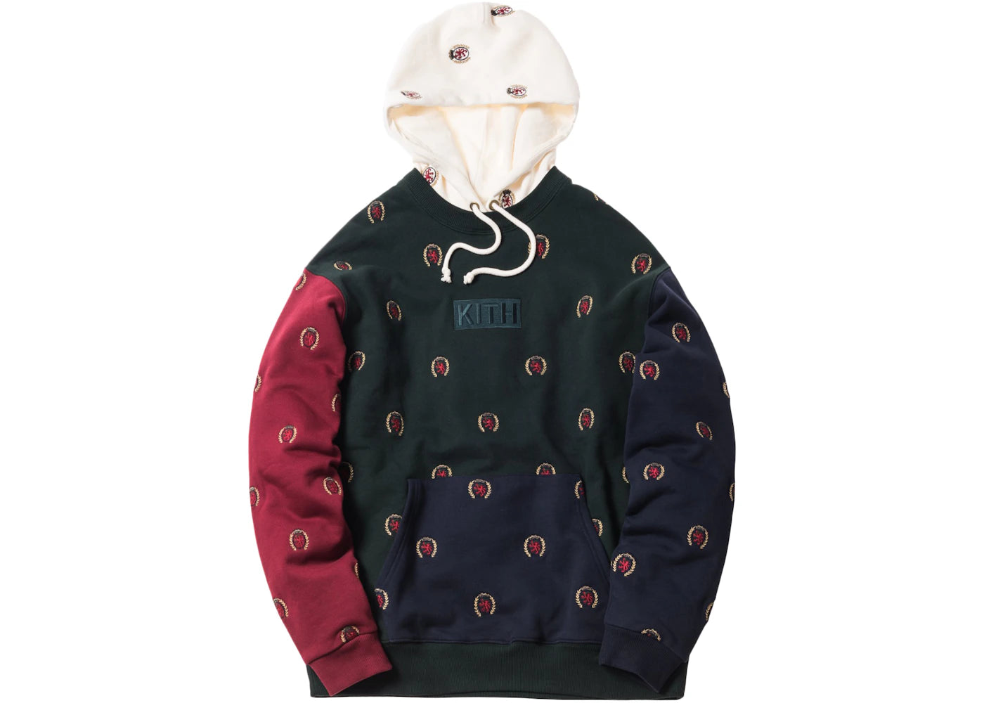 Kith x Tommy Hilfiger Full Embroidered Crest Hoodie Multi