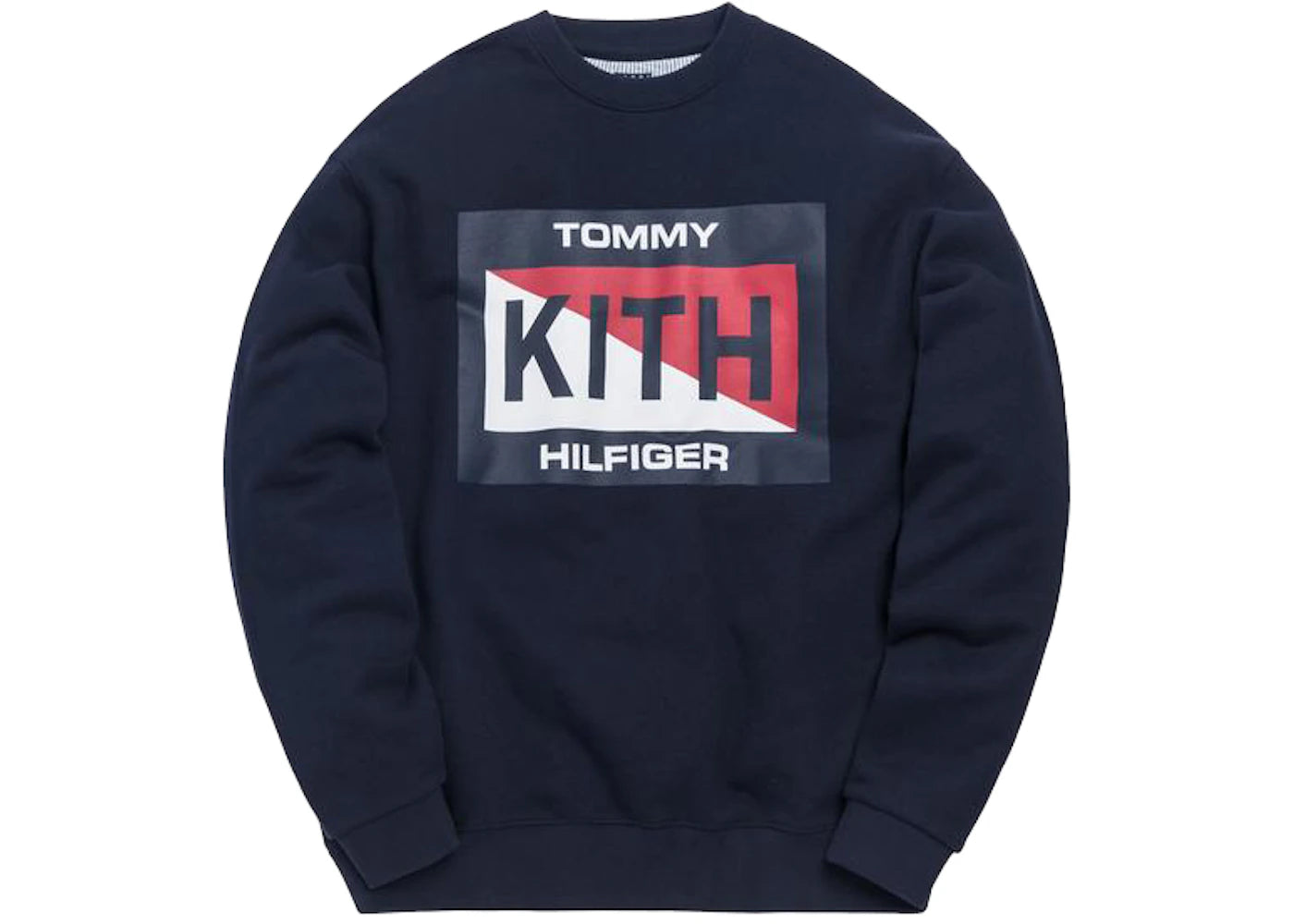 Kith x Tommy Hilfiger Slash Logo Crewneck Navy