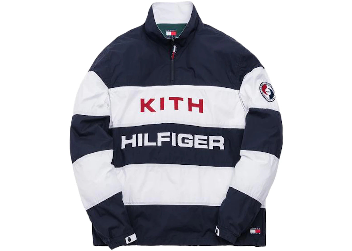 Kith x Tommy Hilfiger Stripe Woven Popover Navy/White