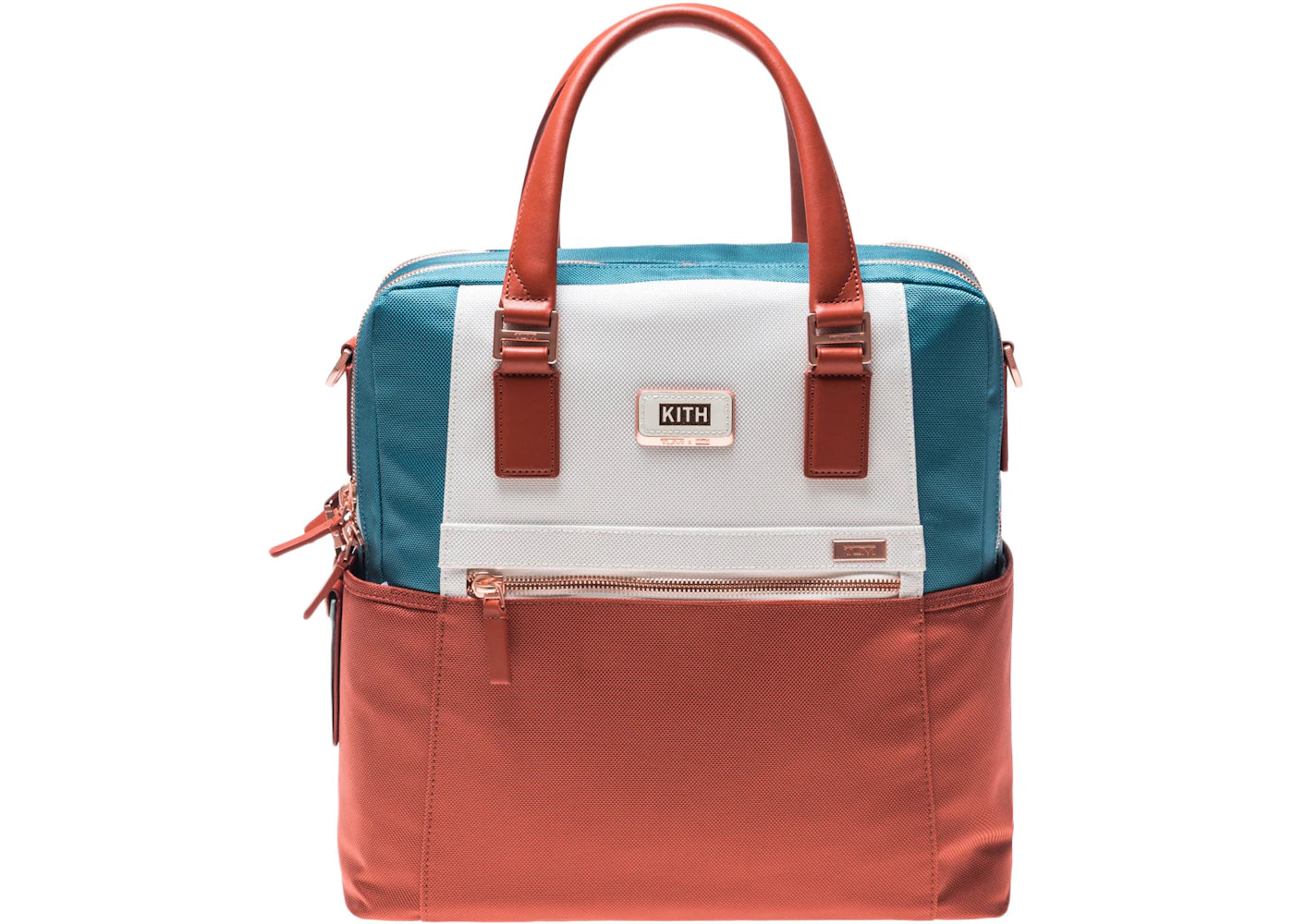 Kith x Tumi Jetsetter Bag Orange/Teal