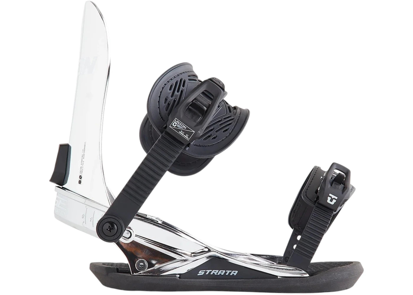 Kith x Union Binding Company Strata Snowboard Binding Chrome