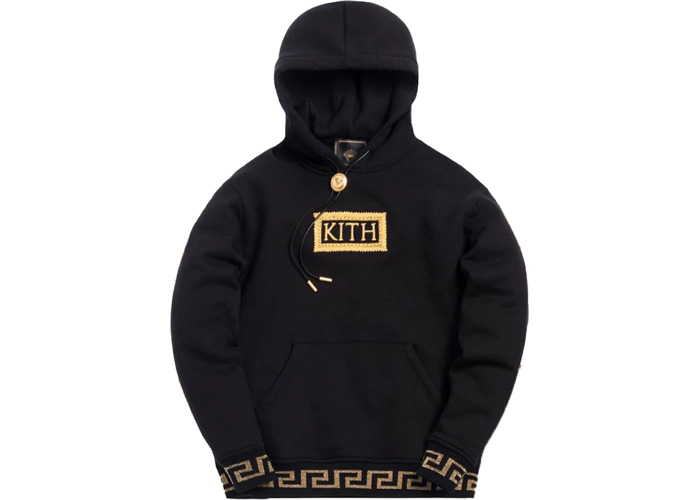 Kith x Versace Bolo Hoodie Black