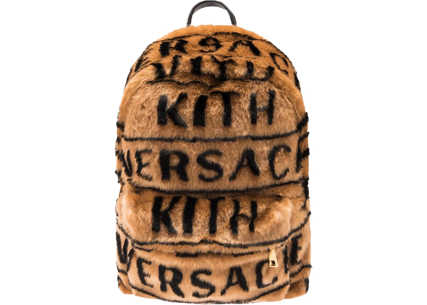 Kith x Versace Fur Backpack Brown