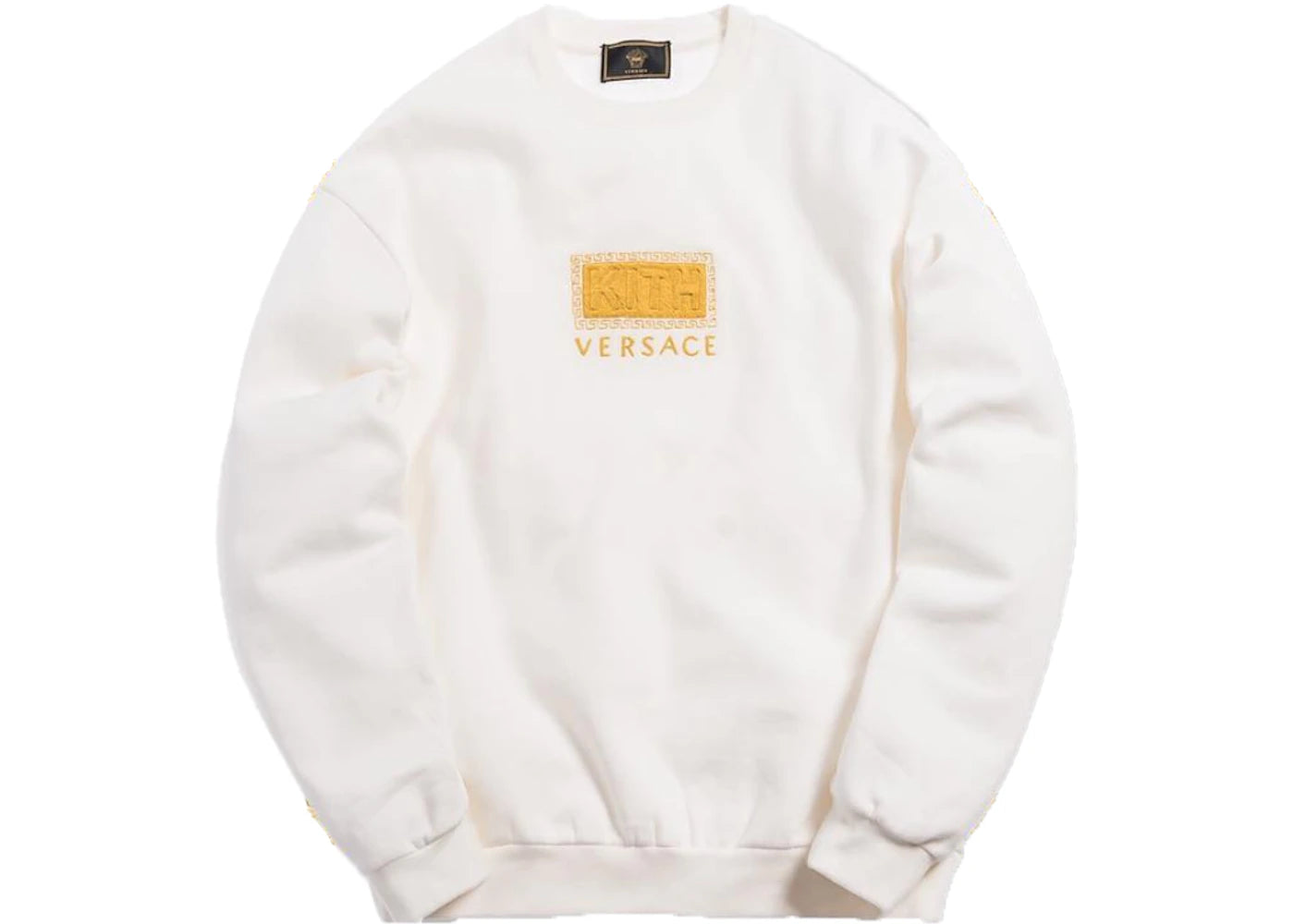 Kith x Versace Greek Key Crewneck Off-White