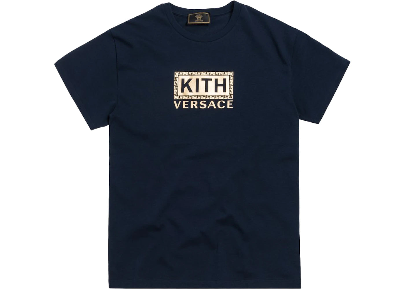 Kith x Versace Greek Key Tee Navy