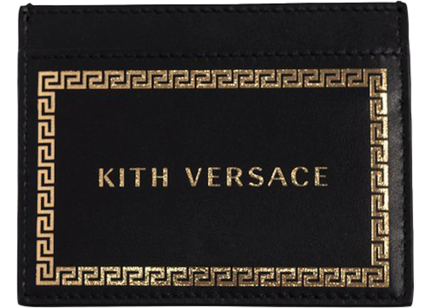 Kith x Versace Leather Card Holder Black