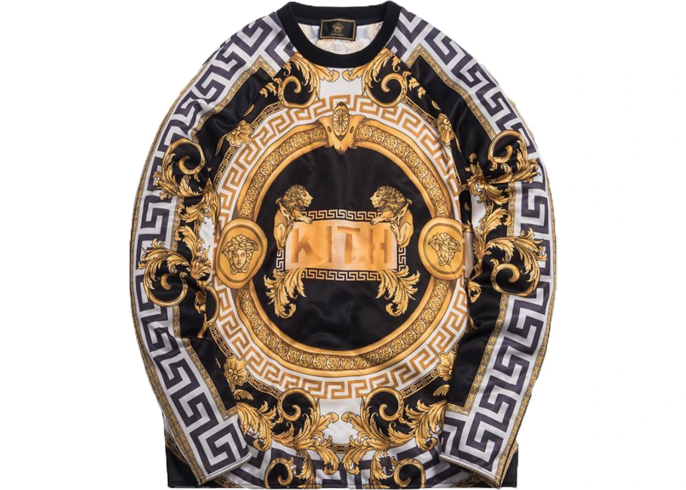 Kith x Versace Lion Tricot Crewneck Black/Gold