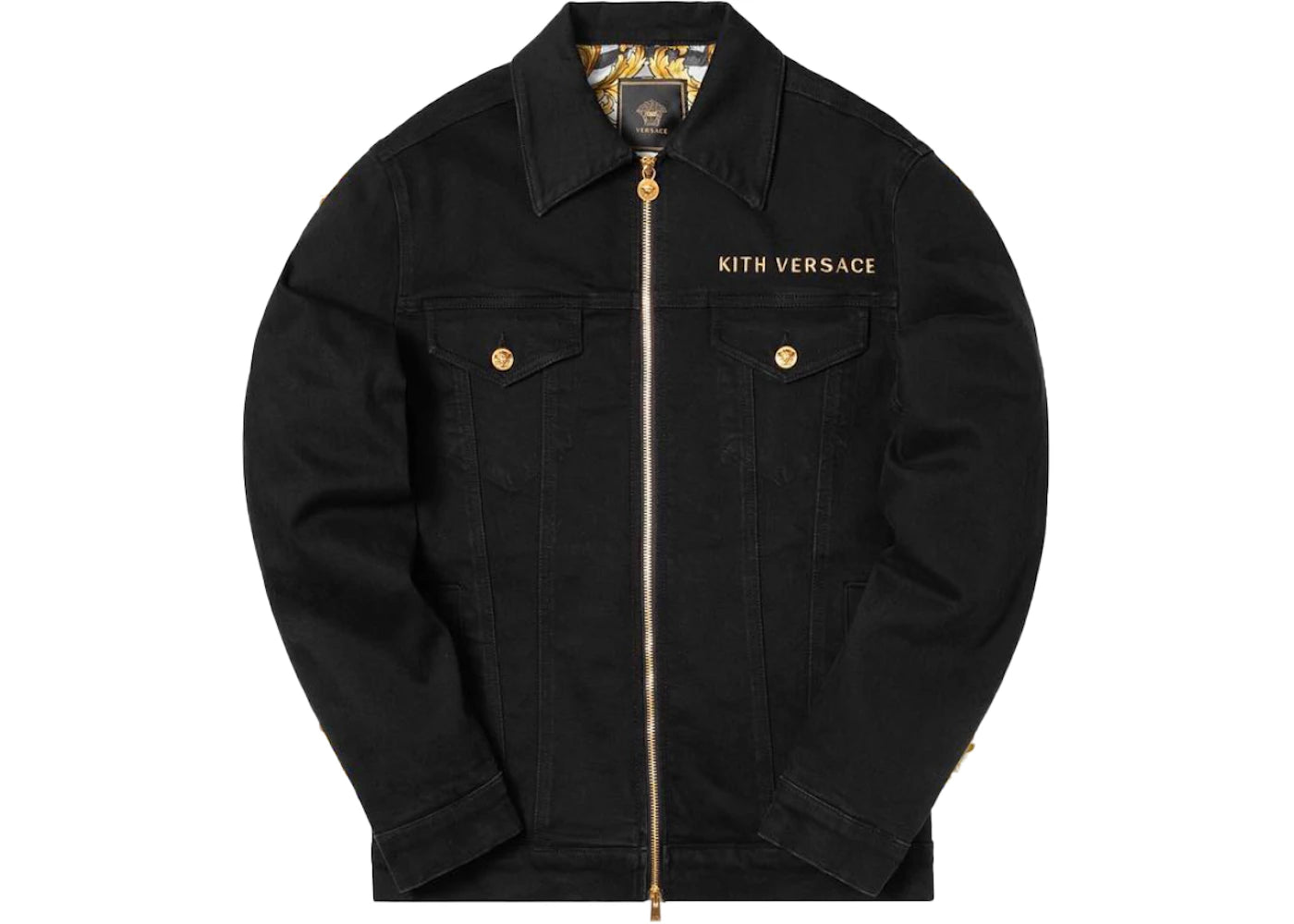 Kith x Versace Medusa Denim Jacket Black