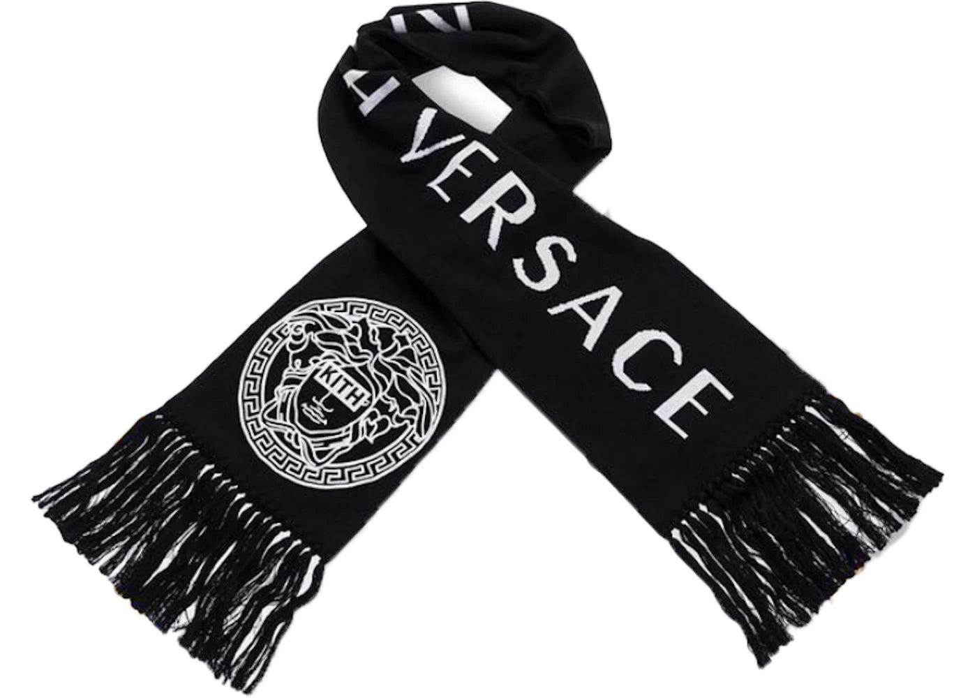 Kith x Versace Medusa Scarf Black