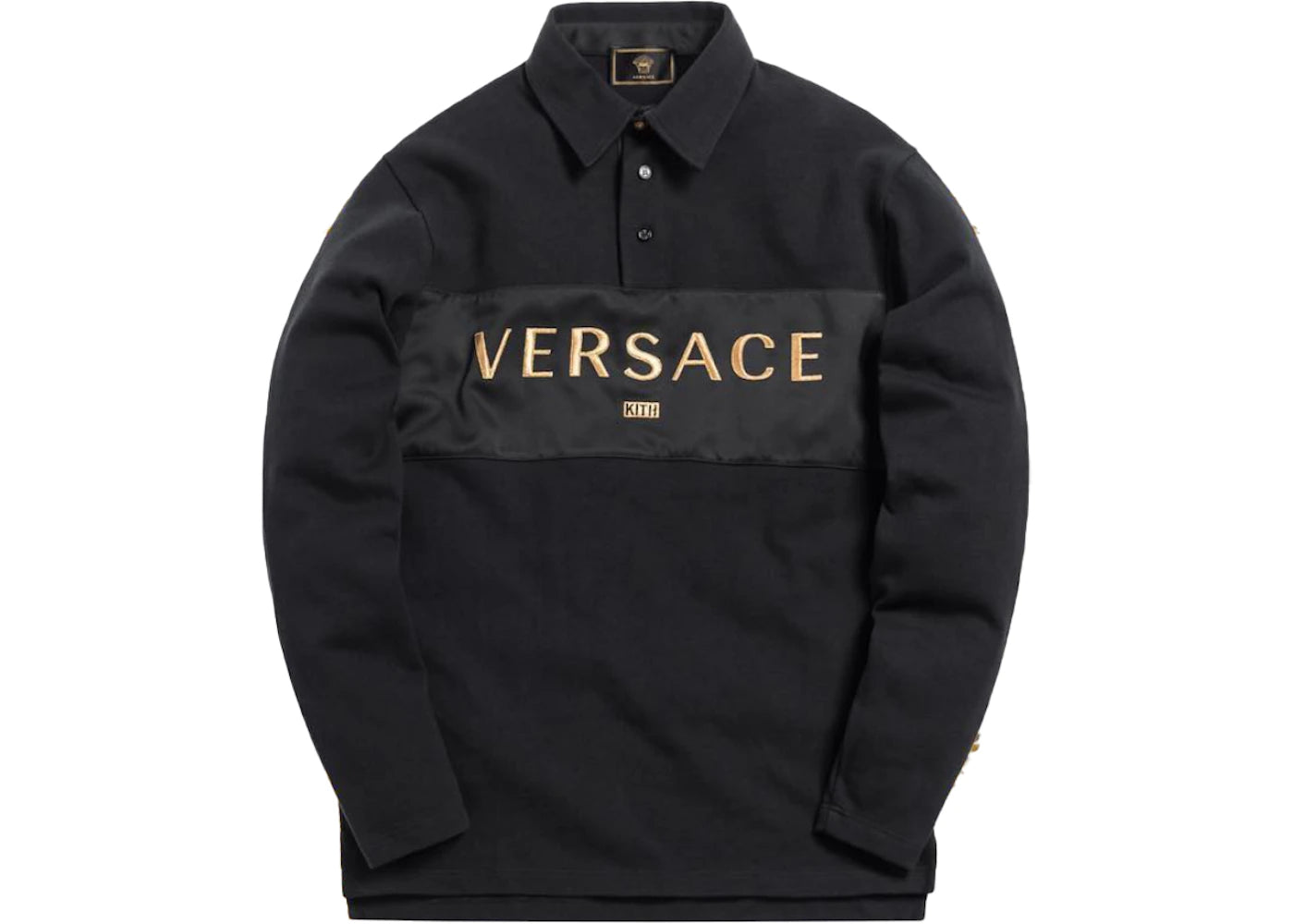 Kith x Versace Rugby Shirt Black