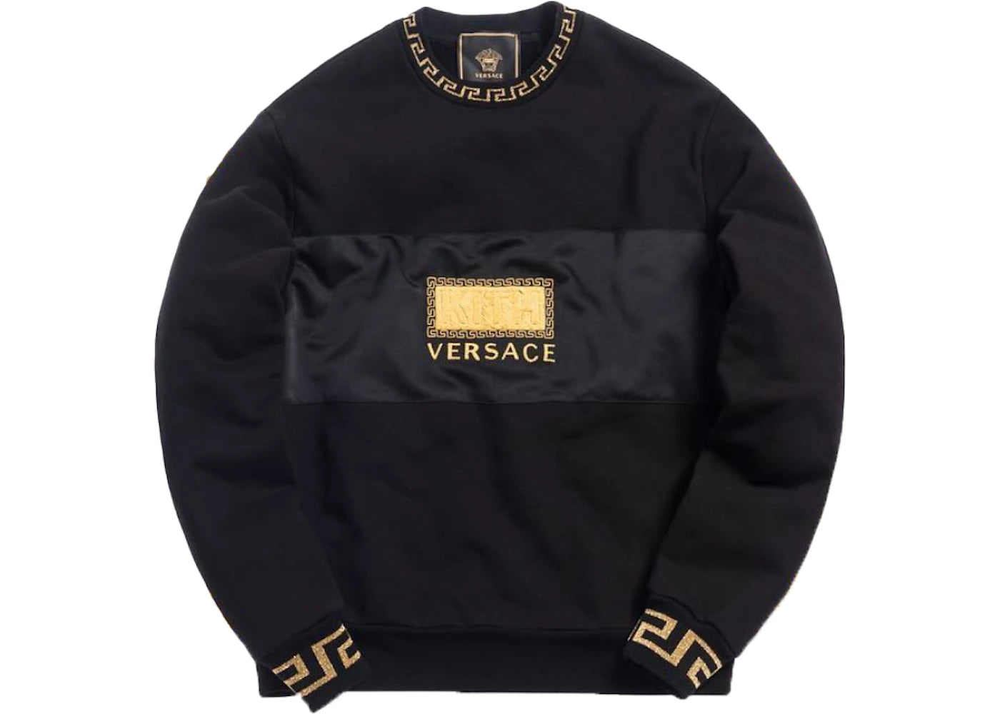 Kith x Versace Women's Greek Key Crewneck Black