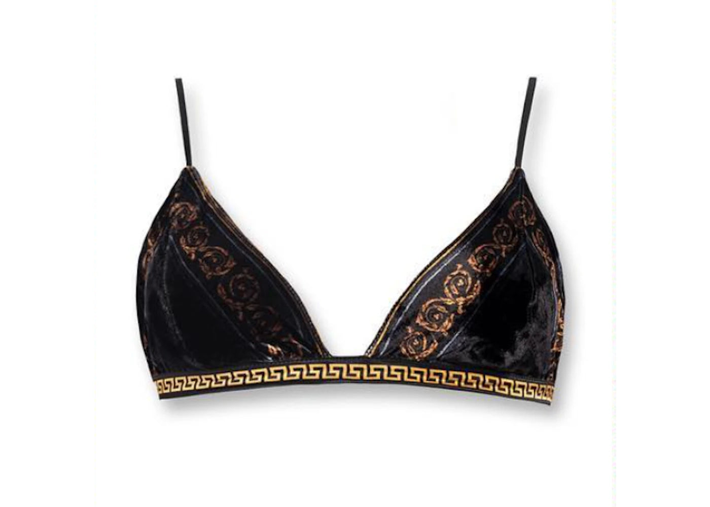 Kith x Versace Women's Velour Bra Black