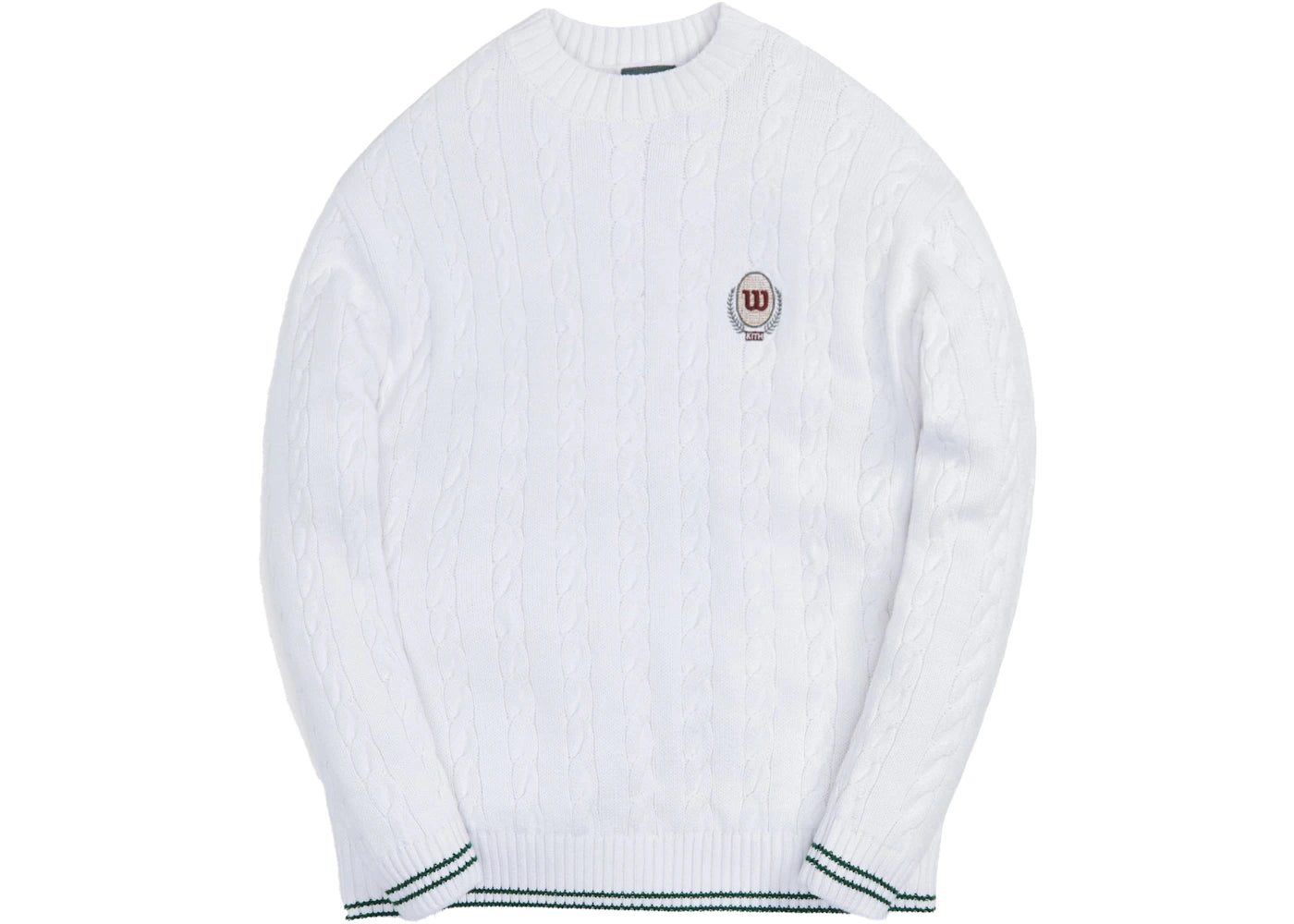 Kith x Wilson Harding Crewneck Sweater White