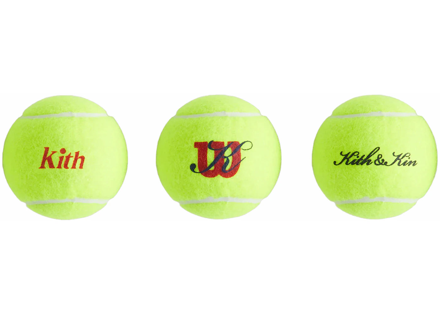 Kith x Wilson Tennis Ball (3 Pack) Yellow