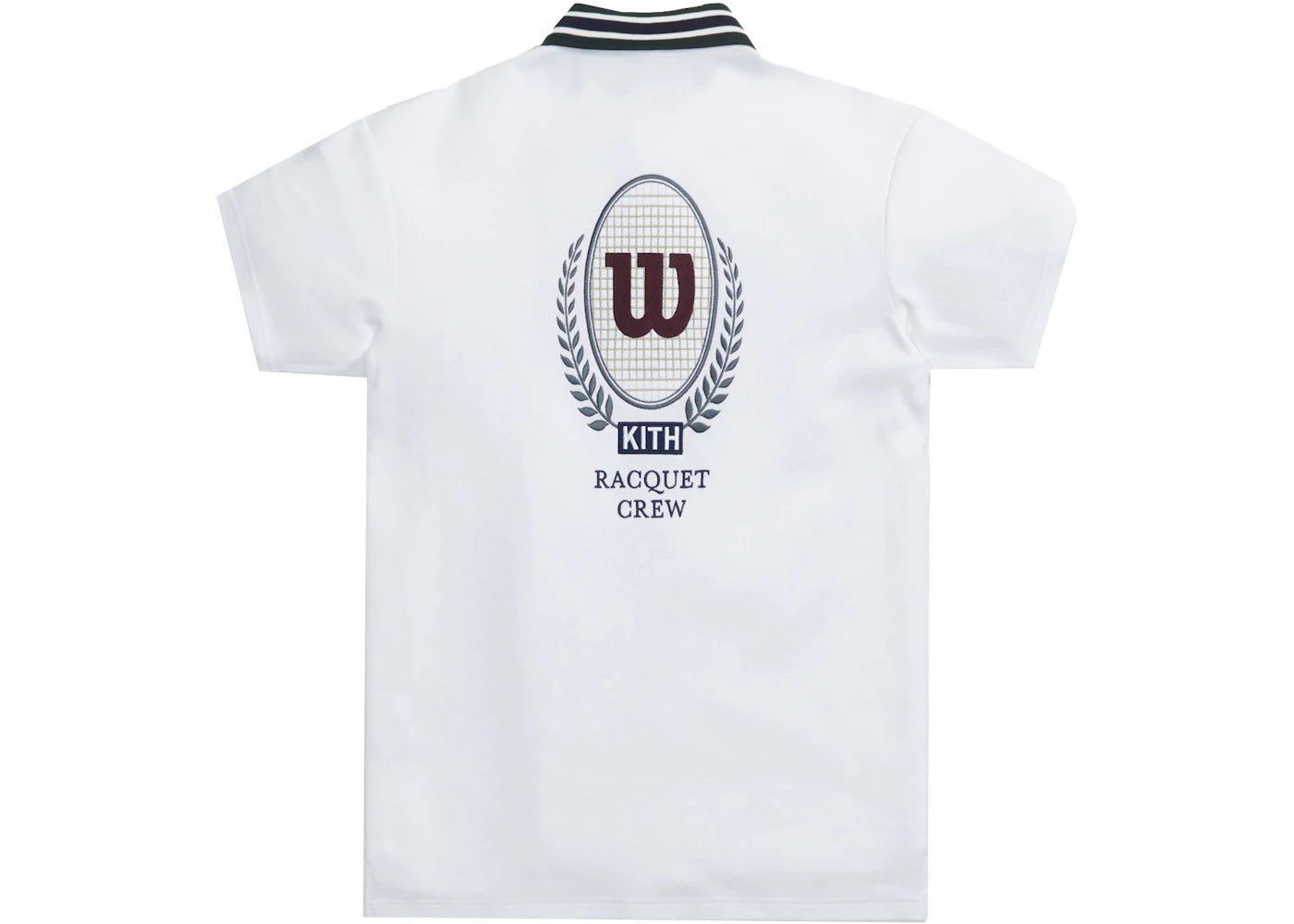 Kith x Wilson Tipped Polo White