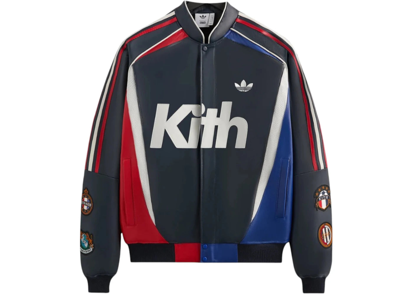 Kith x adidas Football Bomber Jacket Legend Ink