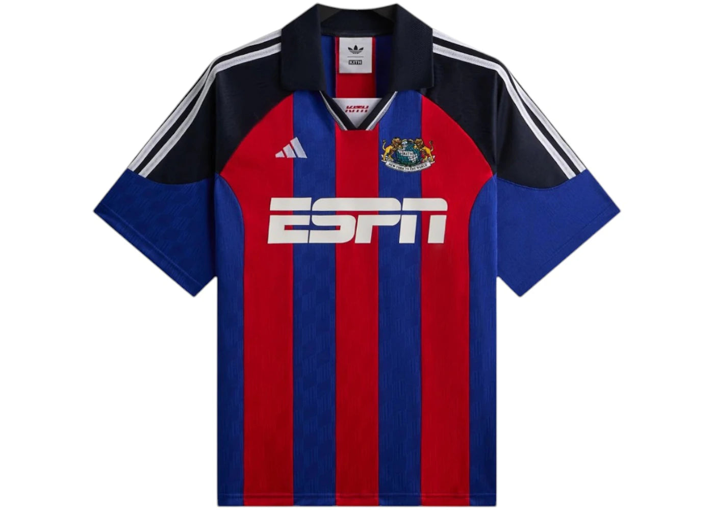 Kith x adidas Football ESPN Jersey Red/Blue