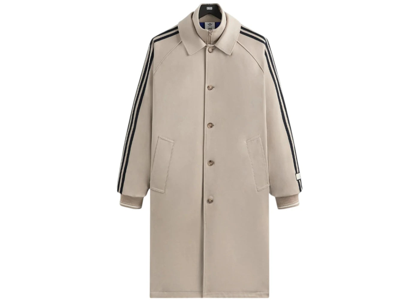 Kith x adidas Football Hybrid Trench Coat Beige