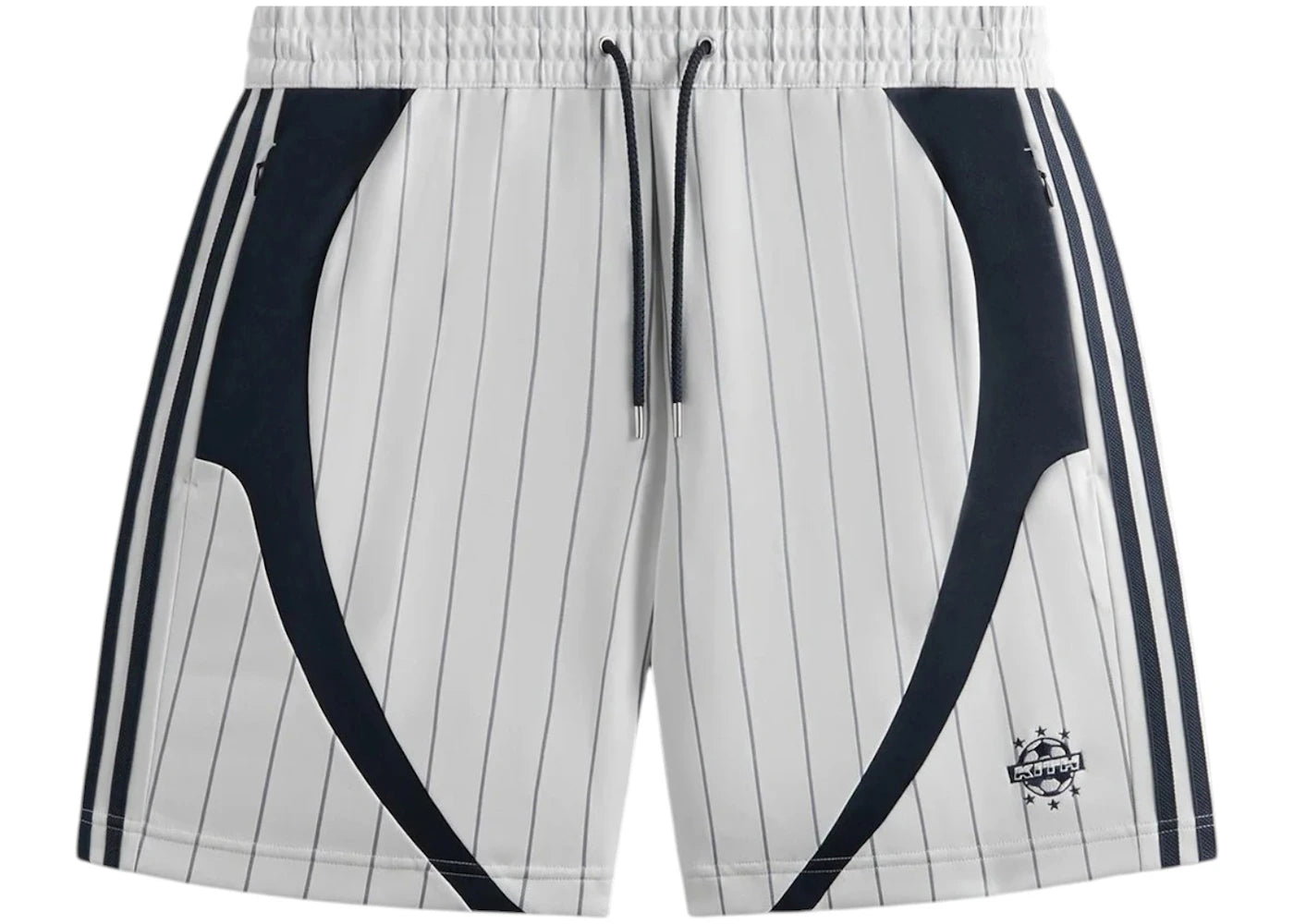 Kith x adidas Football Pinstripe Short White