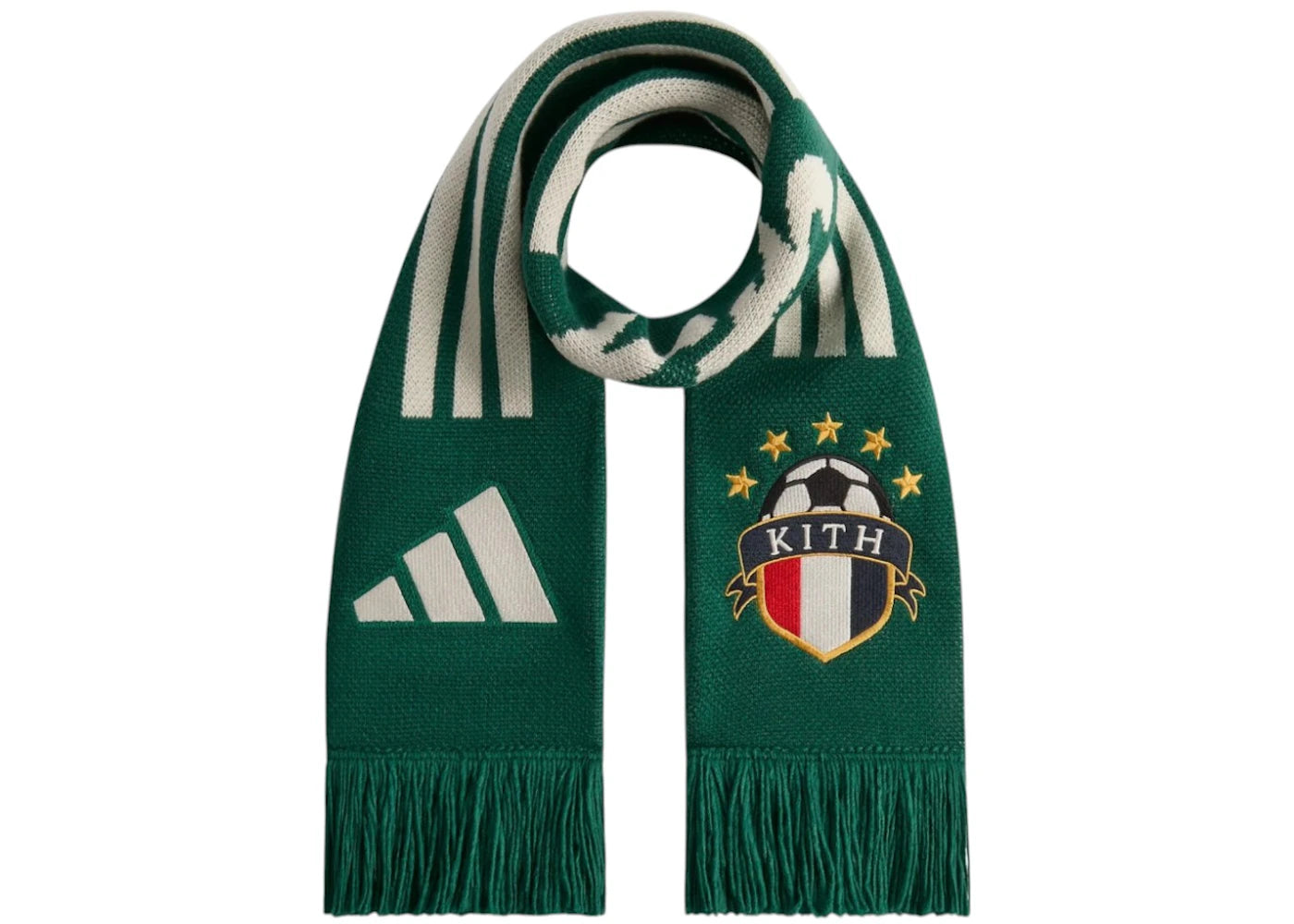 Kith x adidas Football Scarf Green
