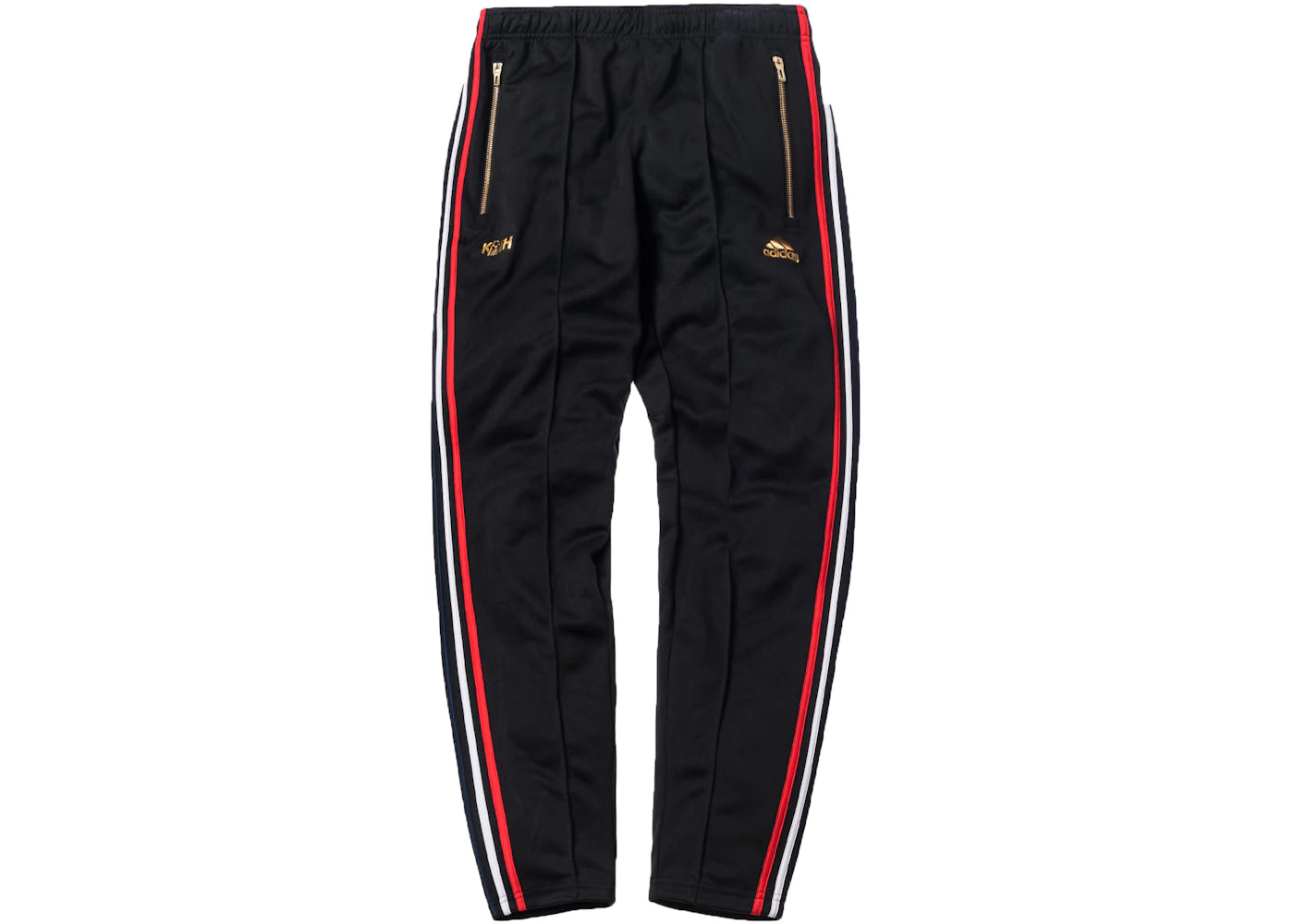 Kith x adidas Soccer 3-Stripes Track Pant Black