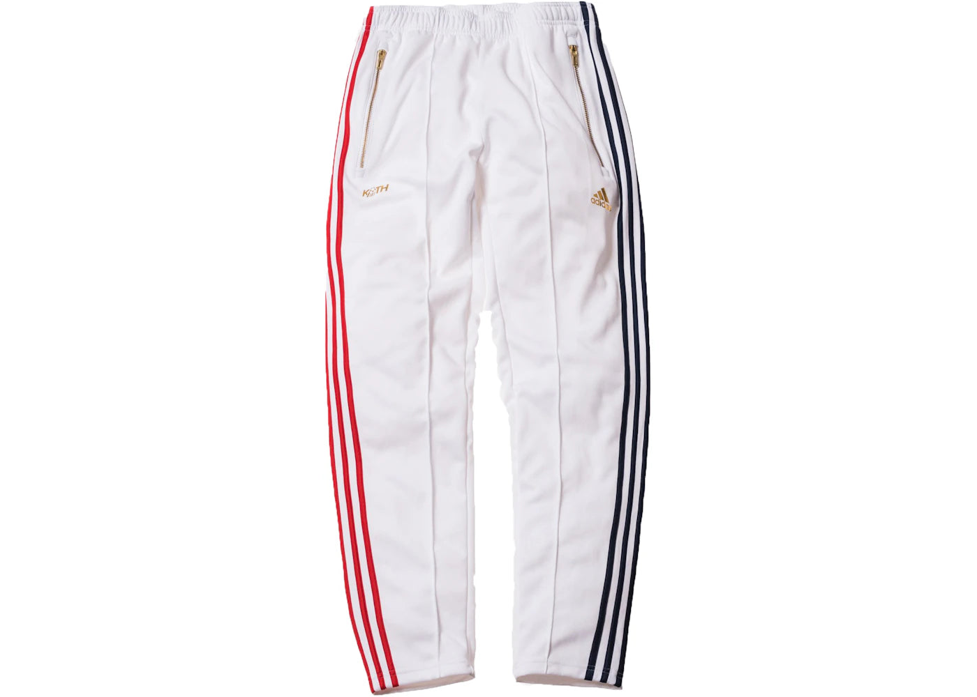 Kith x adidas Soccer 3-Stripes Track Pant White