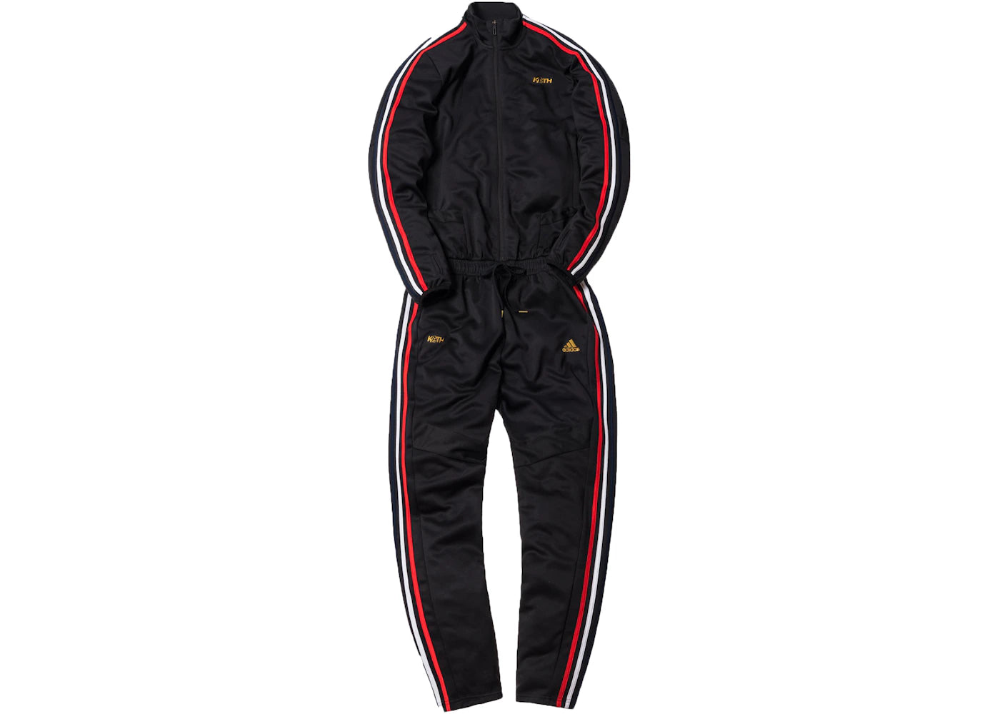Kith x adidas Soccer One Piece Flightsuit Black