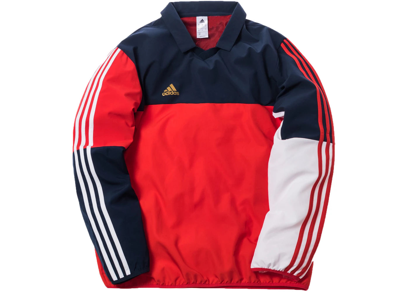 Kith x adidas Soccer Sideline Polo Navy/Red