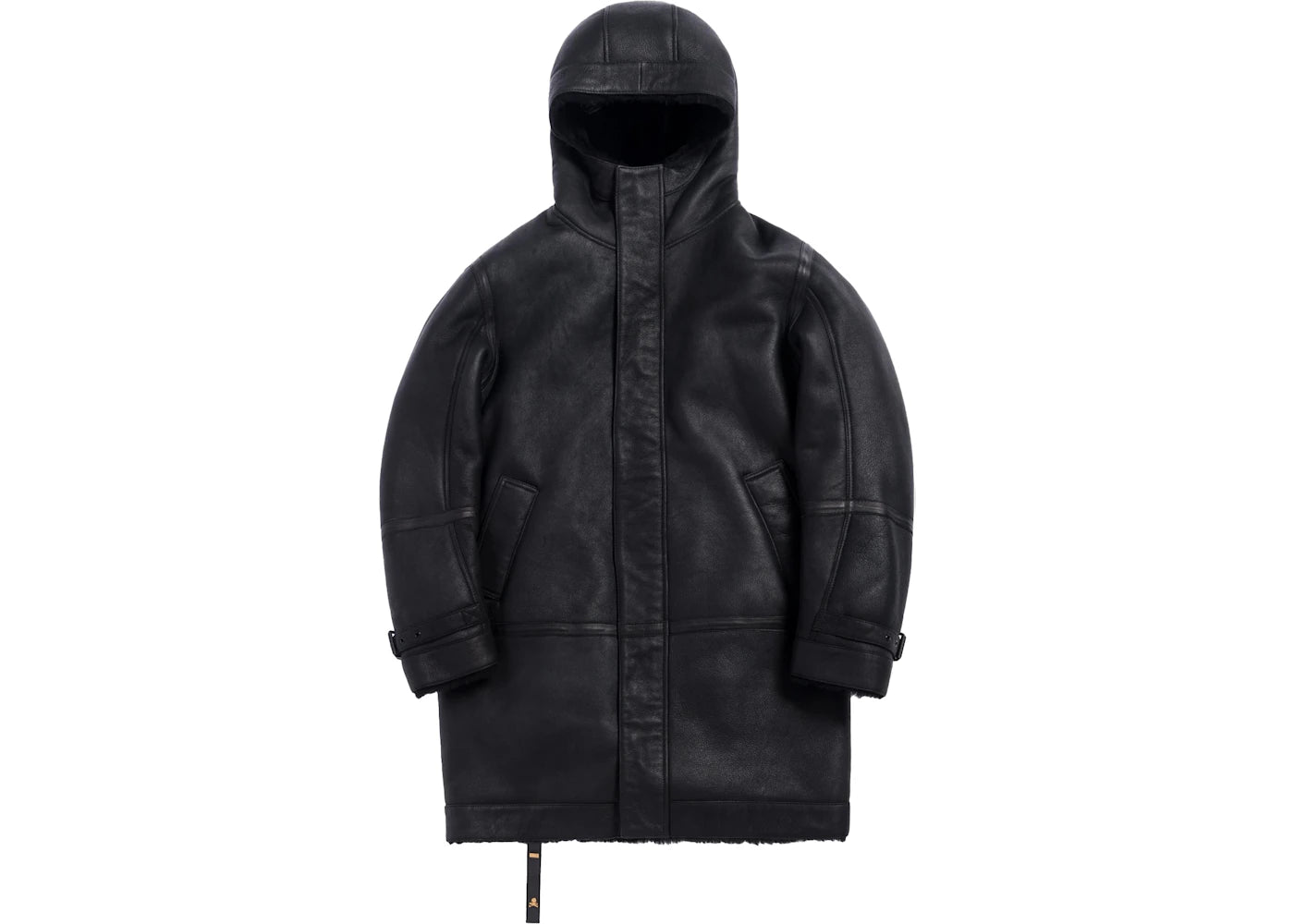 Kith x mastermind WORLD Hilldale Shearling Parka Black