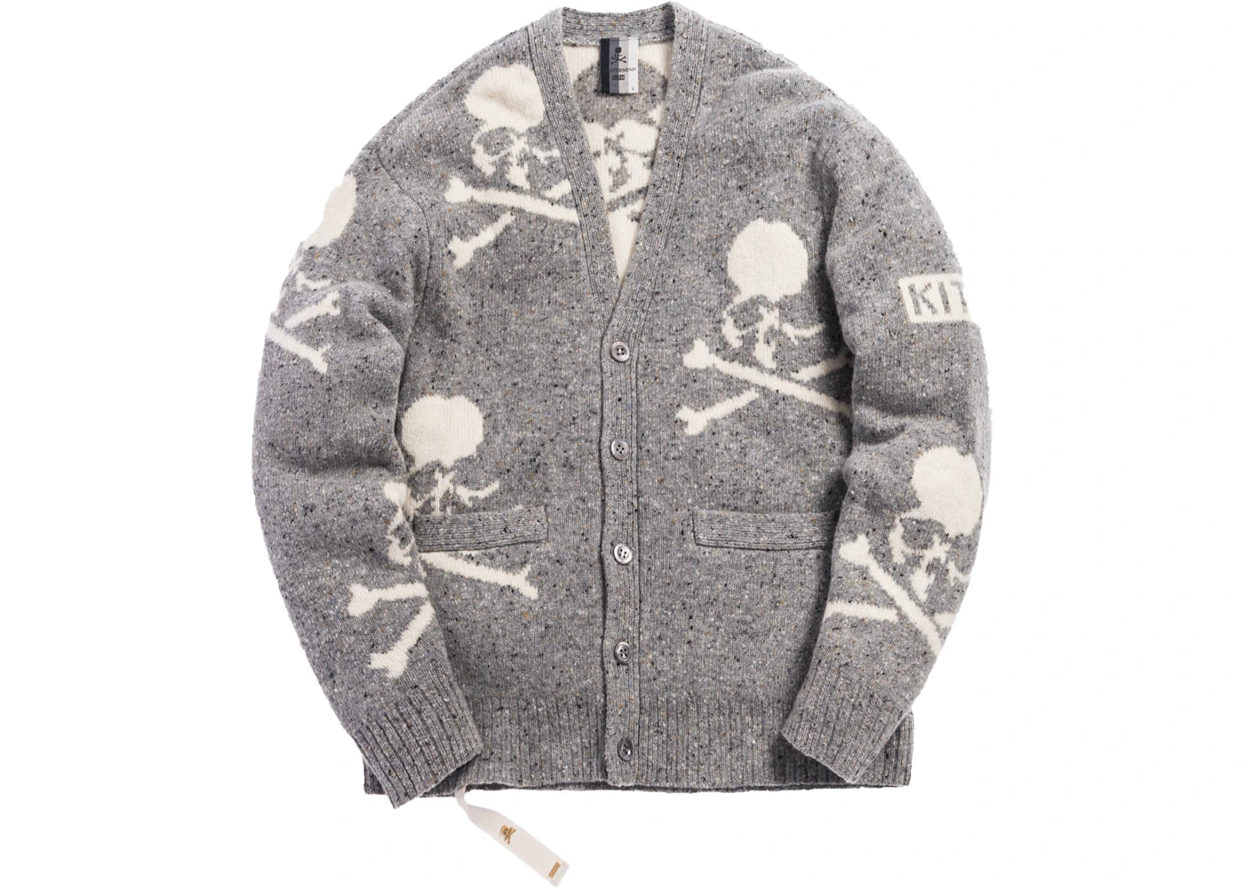 Kith x mastermind WORLD Knit Cardigan Turtle Dove