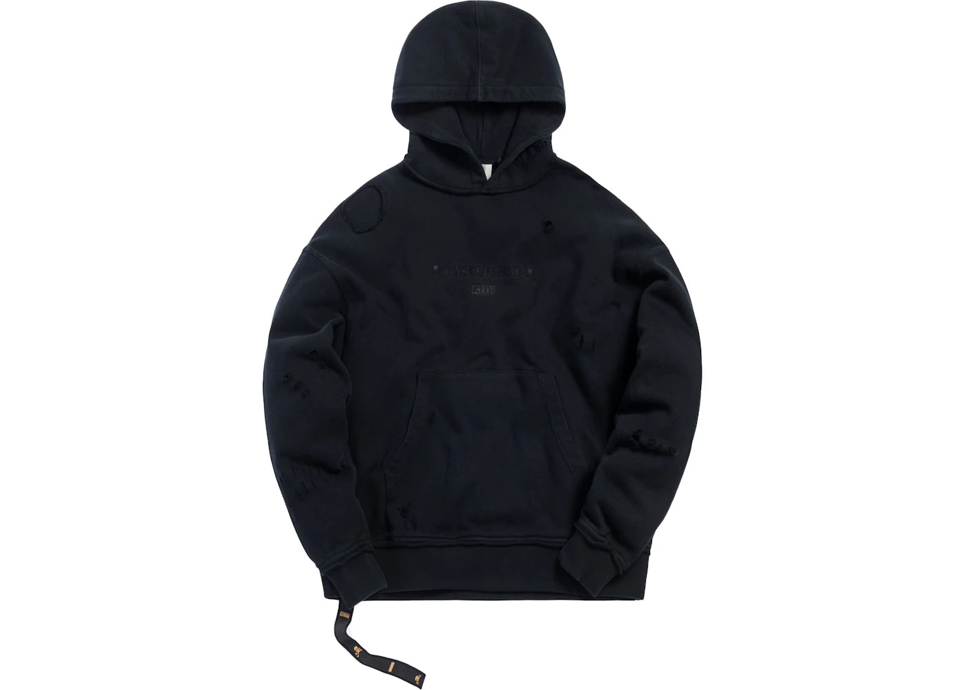 Kith x mastermind WORLD Knit Hoodie Black