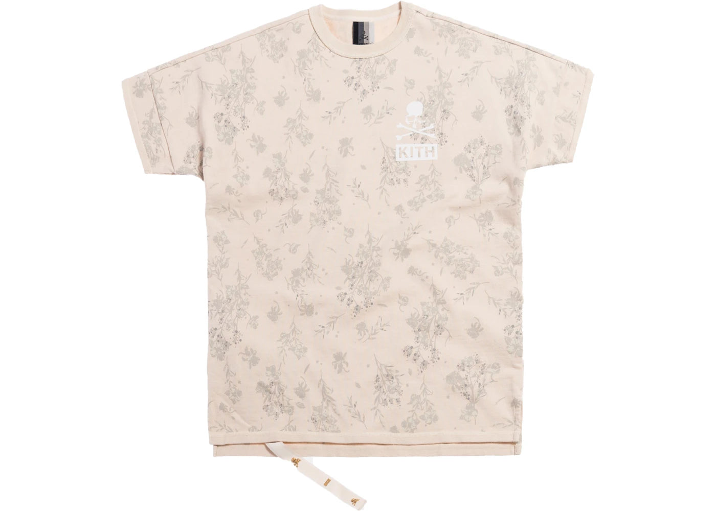 Kith x mastermind WORLD Reverse Floral Tee Turtle Dove